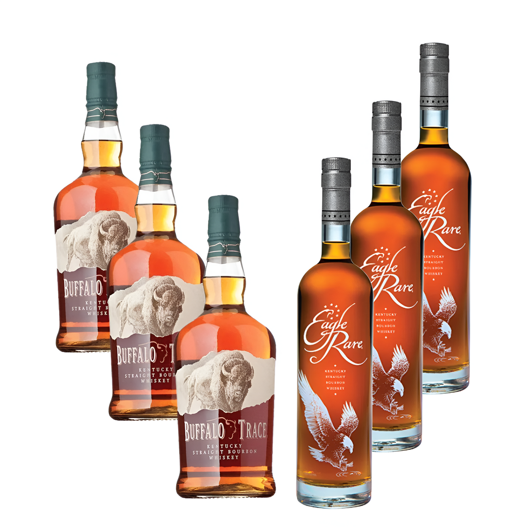Eagle Rare and Buffalo Trace 6 pack Bundle