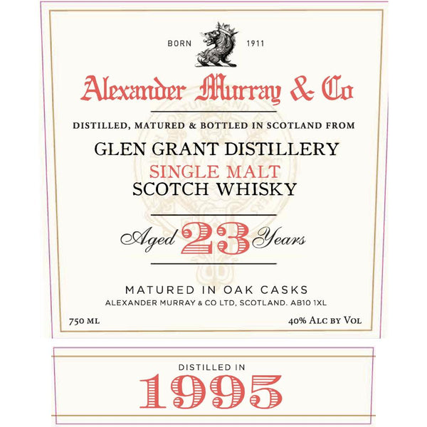 Alexander Murray & Co Glen Grant 23 Year Old 1995 - Goro's Liquor