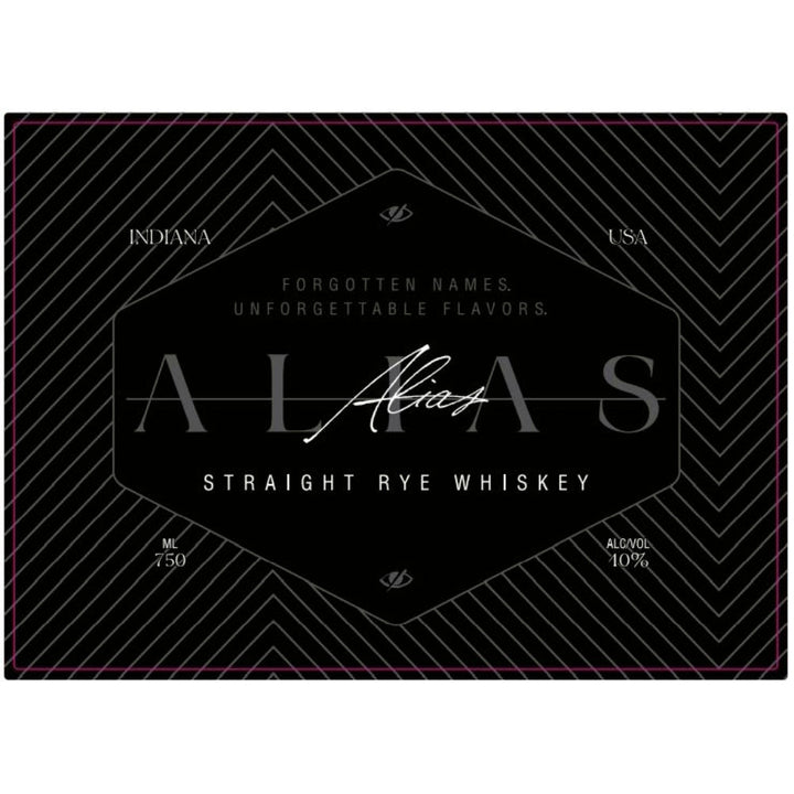 Alias Straight Rye Whiskey - Goro's Liquor