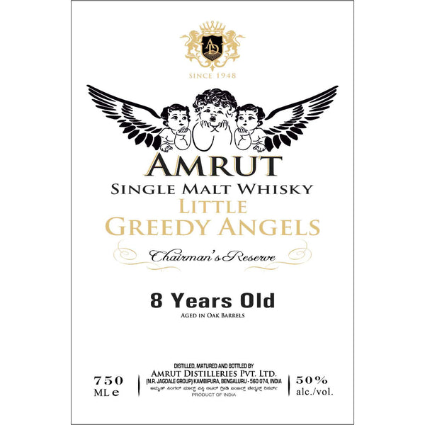 Amrut Little Greedy Angels Chairman’s Reserve 8 Year Old - Goro's Liquor