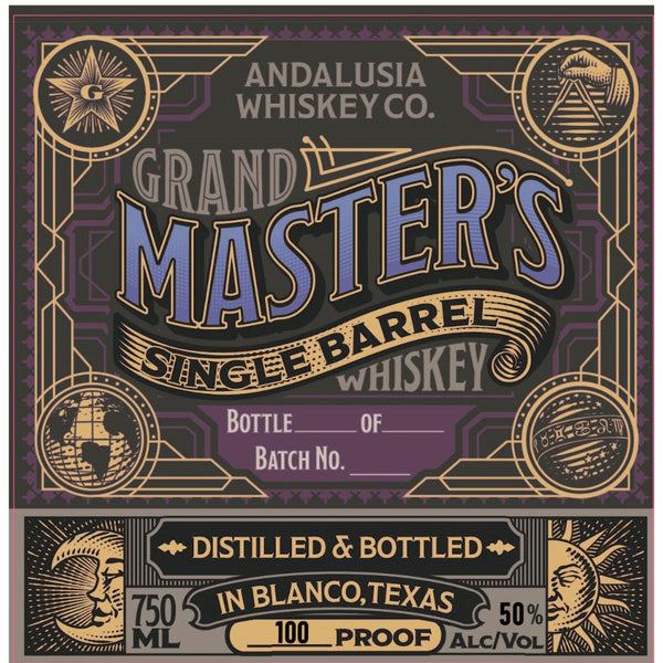 Andalusia Grand Master’s Single Barrel Whiskey - Goro's Liquor