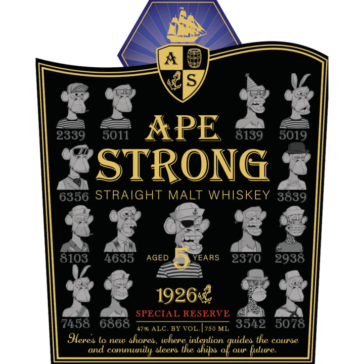 Ape Strong 5 Year Old Straight Malt Whiskey Special Reserve - Goro's Liquor