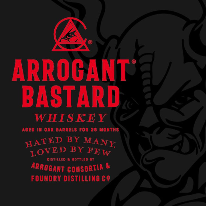 Arrogant Bastard Whiskey - Goro's Liquor