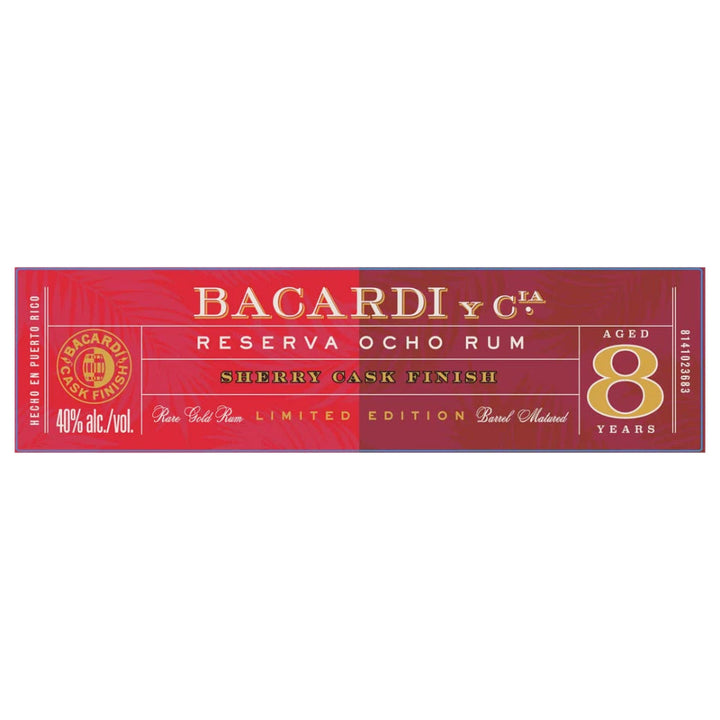 Bacardi Reserva Ocho Rum Sherry Cask Finish - Goro's Liquor