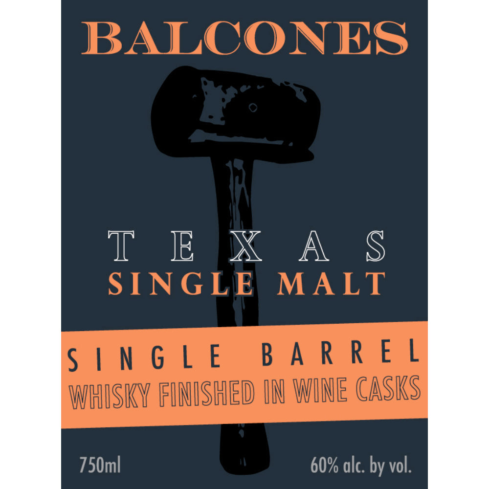 Balcones Single Barrel Whiskey Finished In Wine Casks - Goro's Liquor