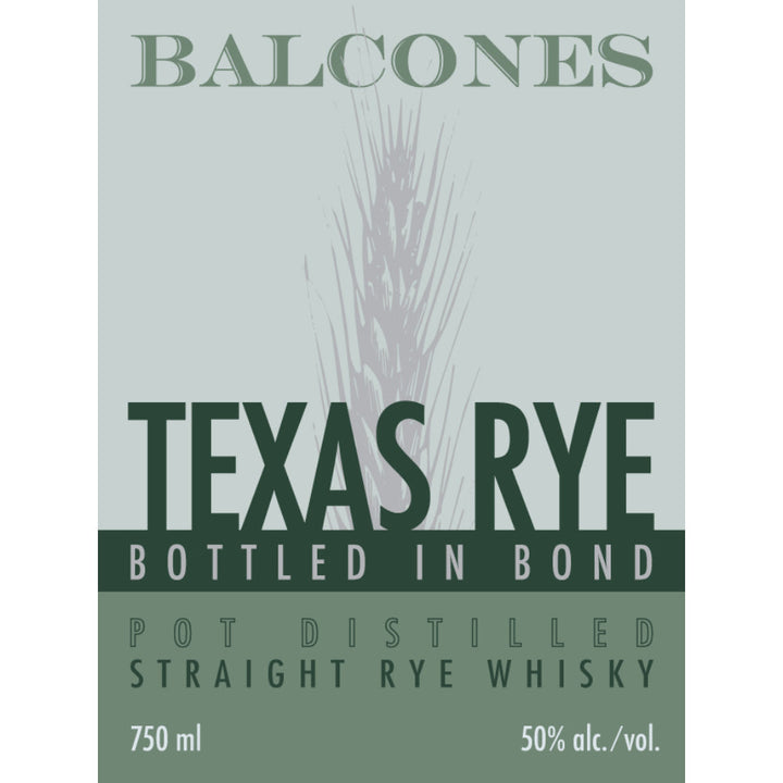 Balcones Texas Rye Bottled in Bond - Goro's Liquor