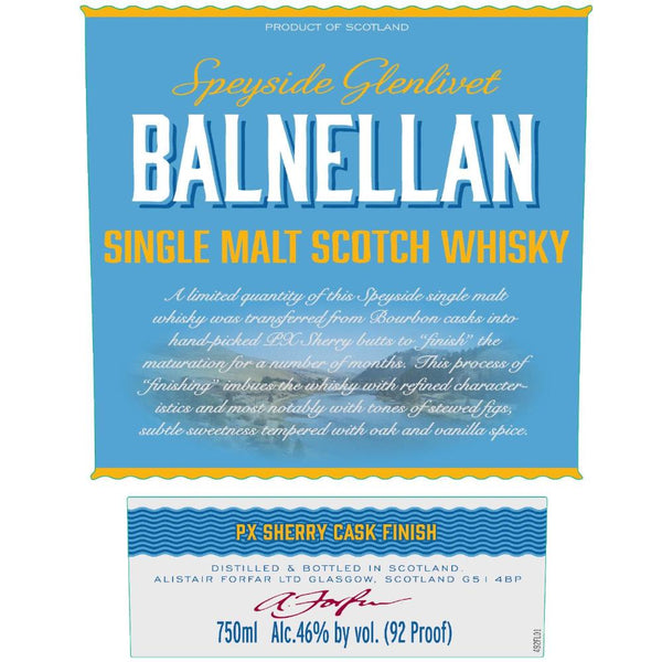 Balnellan PX Sherry Cask Finish - Goro's Liquor