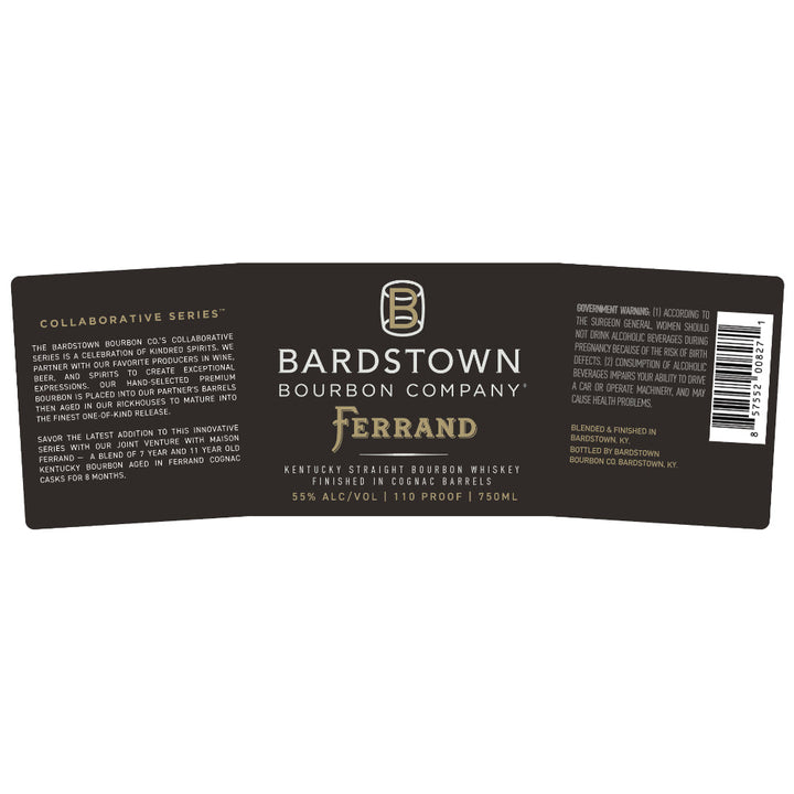 Bardstown Bourbon Collaborative Series Ferrand Cognac Cask Finish - Goro's Liquor