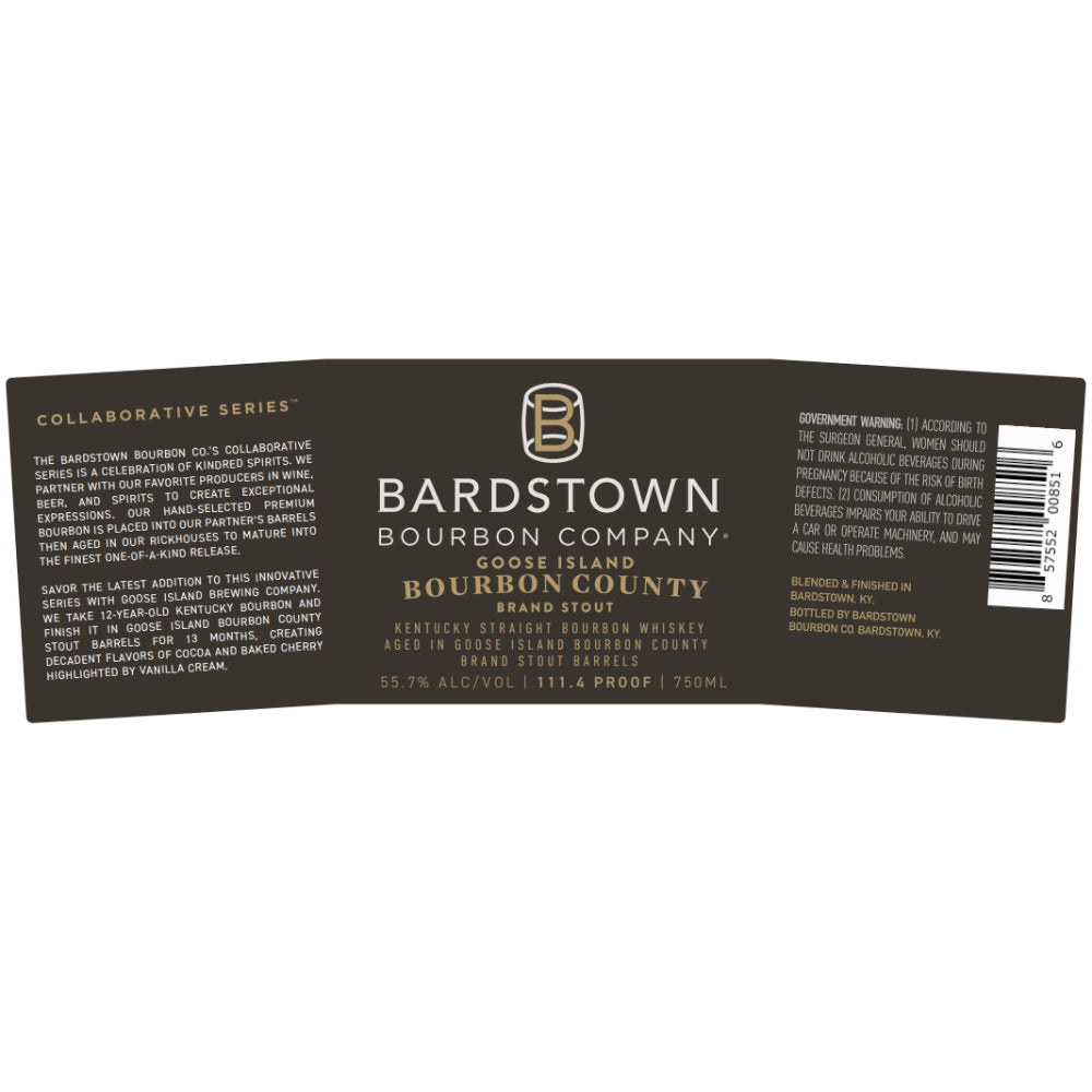 Bardstown Bourbon Collaborative Series Goose Island Stout Bourbon - Goro's Liquor