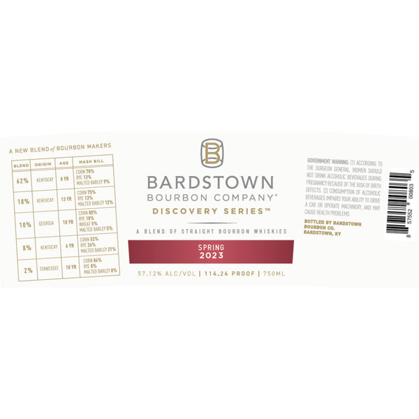 Bardstown Bourbon Company Discovery Series Spring 2023 Blended Bourbon - Goro's Liquor