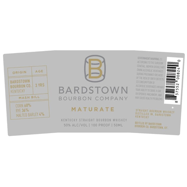 Bardstown Bourbon Company Maturate - Goro's Liquor