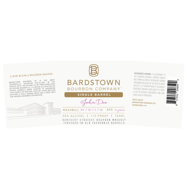 Bardstown Bourbon Finished in Old Fashioned Barrels - Goro's Liquor