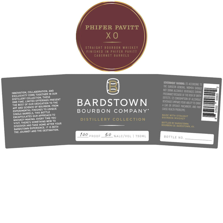 Bardstown Bourbon Phifer Pavitt XO - Goro's Liquor