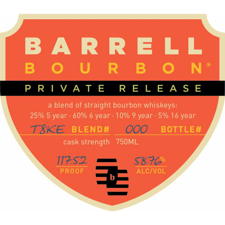 Barrell Bourbon Private Release T8KE Blend - Goro's Liquor