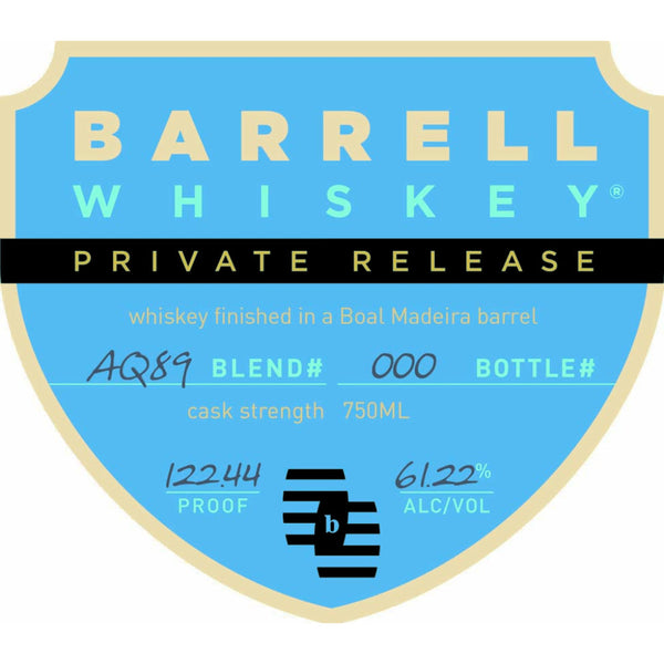 Barrell Whiskey Private Release AQ89 - Goro's Liquor