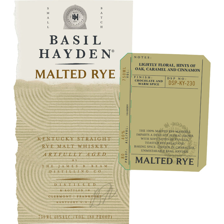 Basil hayden Malted Rye Whiskey - Goro's Liquor