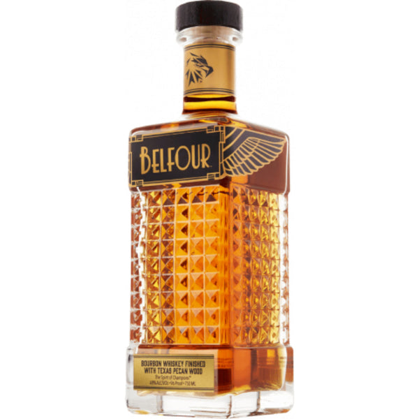 Belfour Bourbon Finished With Texas Pecan Wood By Ed Belfour - Goro's Liquor