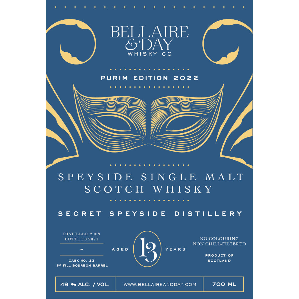 Bellaire & Day Scotch Purim Edition 2022 - Goro's Liquor