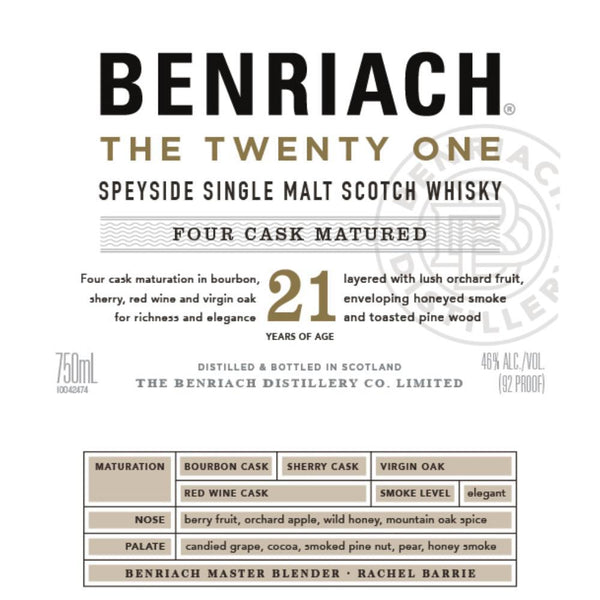 BenRiach The Twenty One Scotch BenRiach 