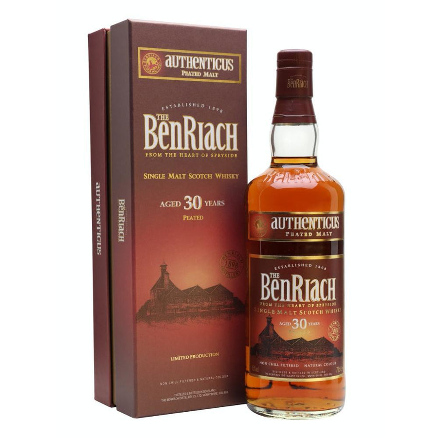 Benriach Authenticus 30 Year Old Peated Scotch BenRiach