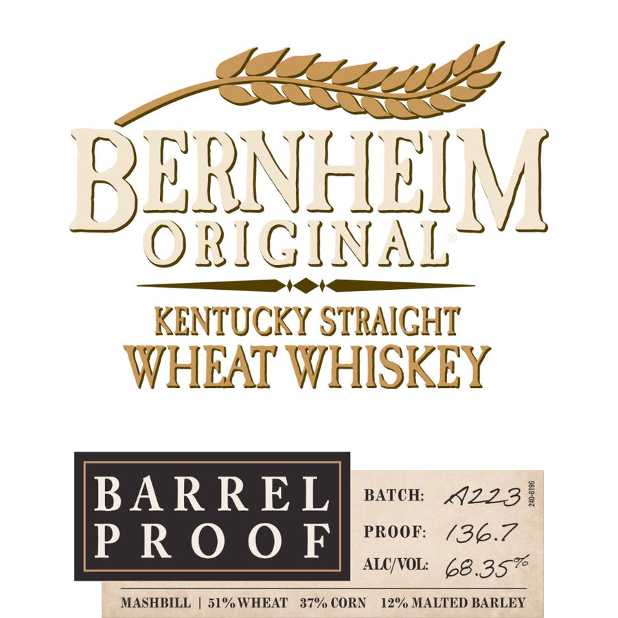 Bernheim Barrel Proof Original Wheat Whiskey - Goro's Liquor