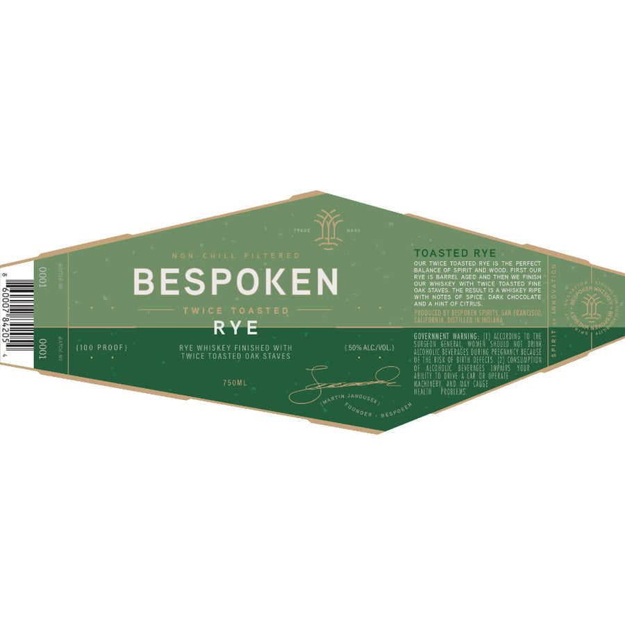 Bespoken Twice Toasted Rye - Goro's Liquor