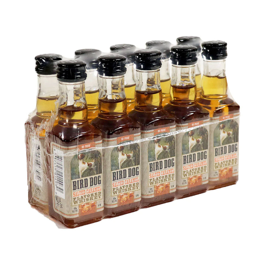 Bird Dog Salted Caramel Flavored Whiskey 50mL 10pk - Goro's Liquor