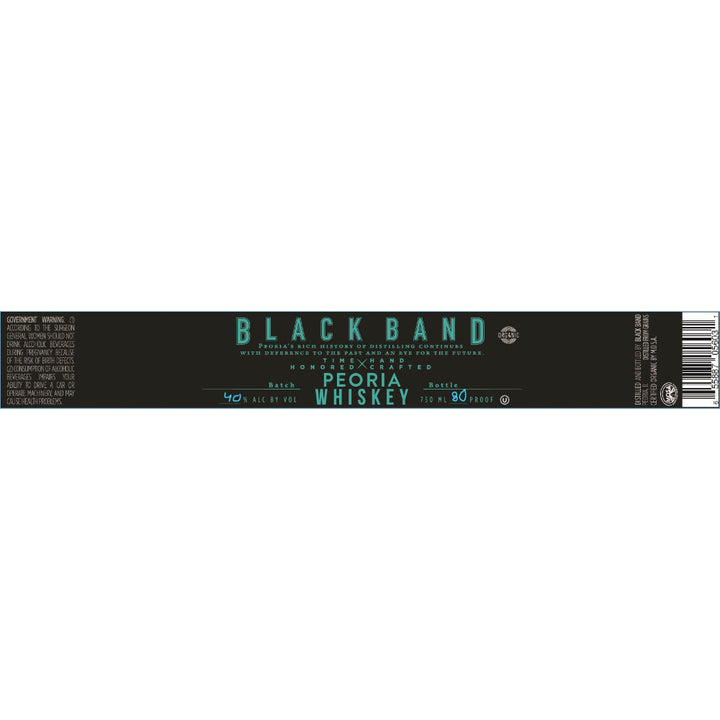 Black Band Peoria Whiskey - Goro's Liquor