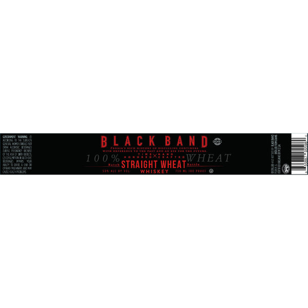 Black Band Straight Wheat Whiskey - Goro's Liquor