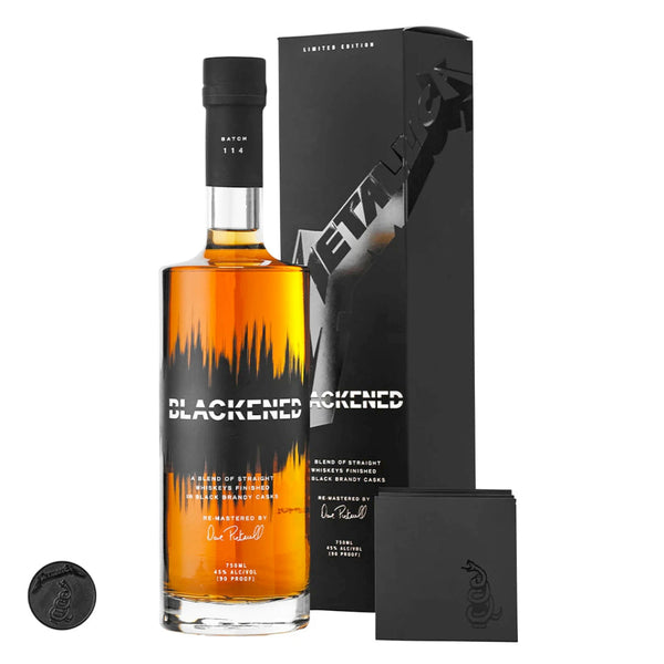 Blackened Limited Edition Black Album Whiskey Pack By Metallica - Goro's Liquor