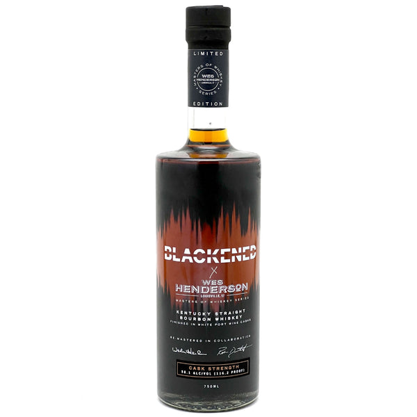 Blackened X Wes Henderson Cask Strength Bourbon By Metallica - Goro's Liquor