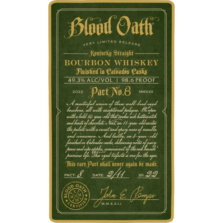 Blood Oath Pact No. 8 - Goro's Liquor