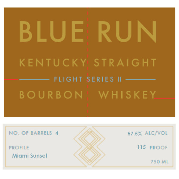 Blue Run Flight Series II ‘Miami Sunset’ - Goro's Liquor