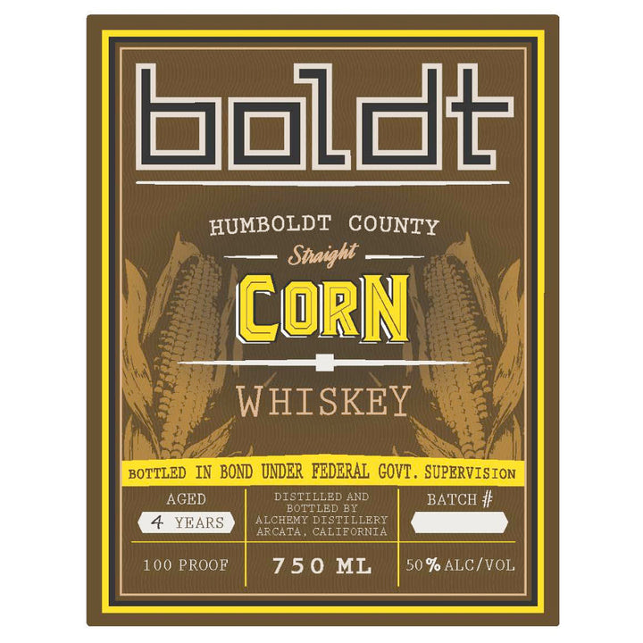 Boldt Humboldt County Straight Corn Whiskey - Goro's Liquor