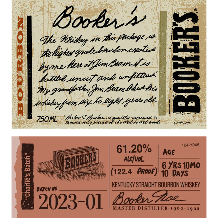 Booker's Bourbon 2023-01 “Charlie’s Batch” - Goro's Liquor