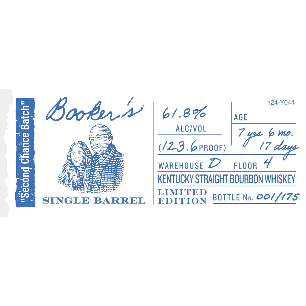 Booker’s Single Barrel "Second Chance Batch" Bourbon - Goro's Liquor