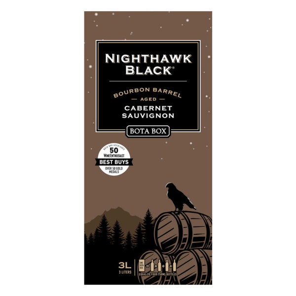 Bota Box Nighthawk Black Bourbon Barrel Cabernet Sauvignon - Goro's Liquor