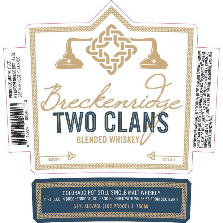 Breckenridge Two Clans Blended Whiskey - Goro's Liquor