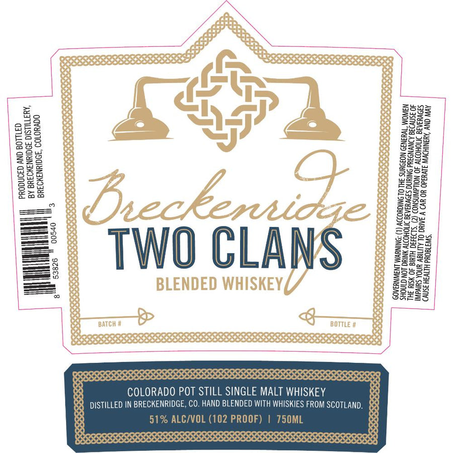 Breckenridge Two Clans Blended Whiskey - Goro's Liquor