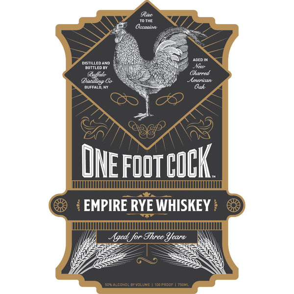 Buffalo Distilling One Foot Cock Empire Rye - Goro's Liquor