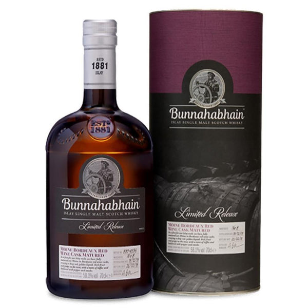 Bunnahabhain 2008 Mòine Bordeaux Red Wine Cask Matured Scotch Scotch Bunnahabhain