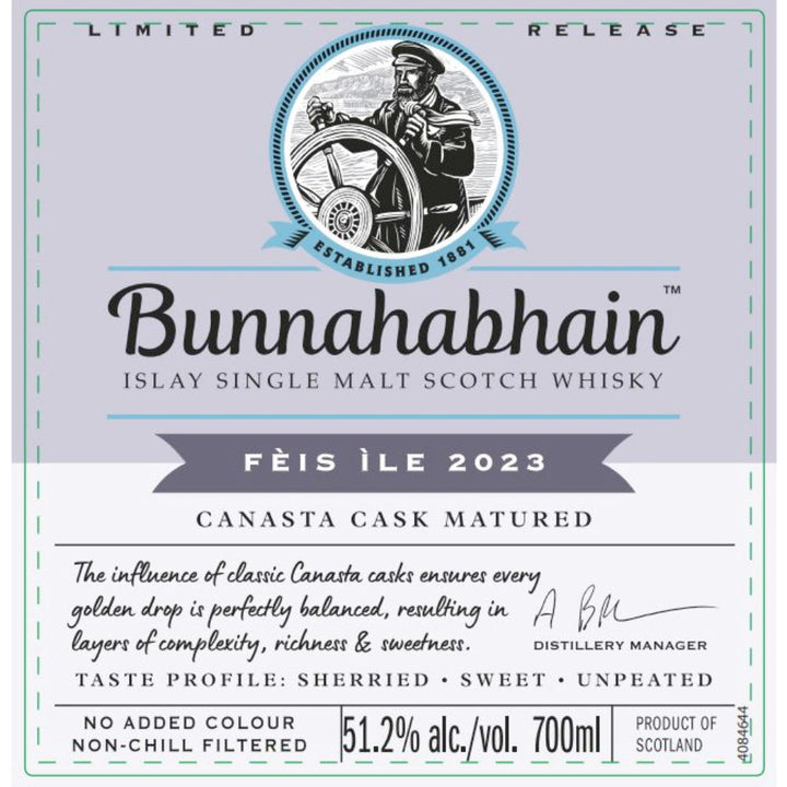 Bunnahabhain Fèis ìle 2023 Canasta Cask Matured - Goro's Liquor