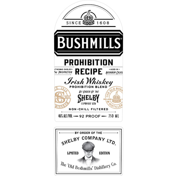 Bushmills Peaky Blinders Prohibition Recipe - Goro's Liquor