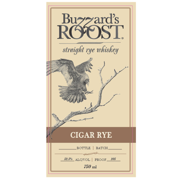 Buzzard’s Roost Cigar Straight Rye - Goro's Liquor