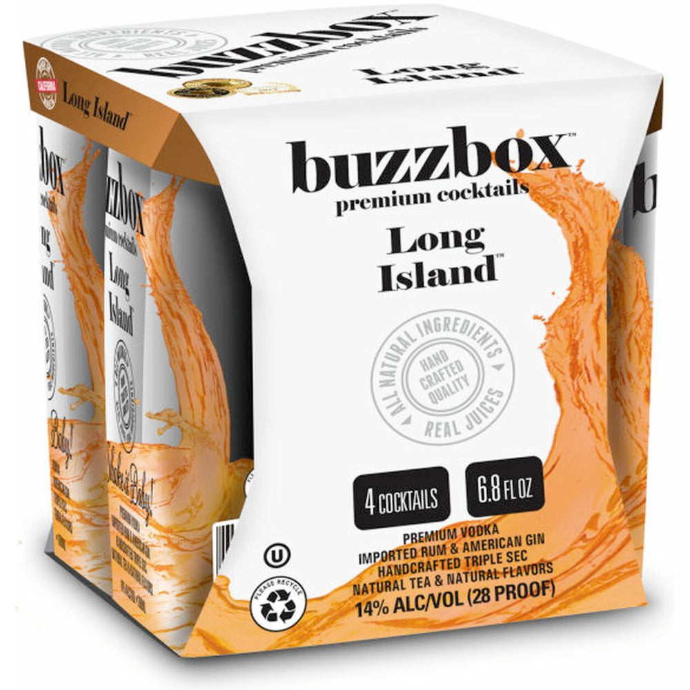 Buzzbox Long Island Cocktail 4PK - Goro's Liquor