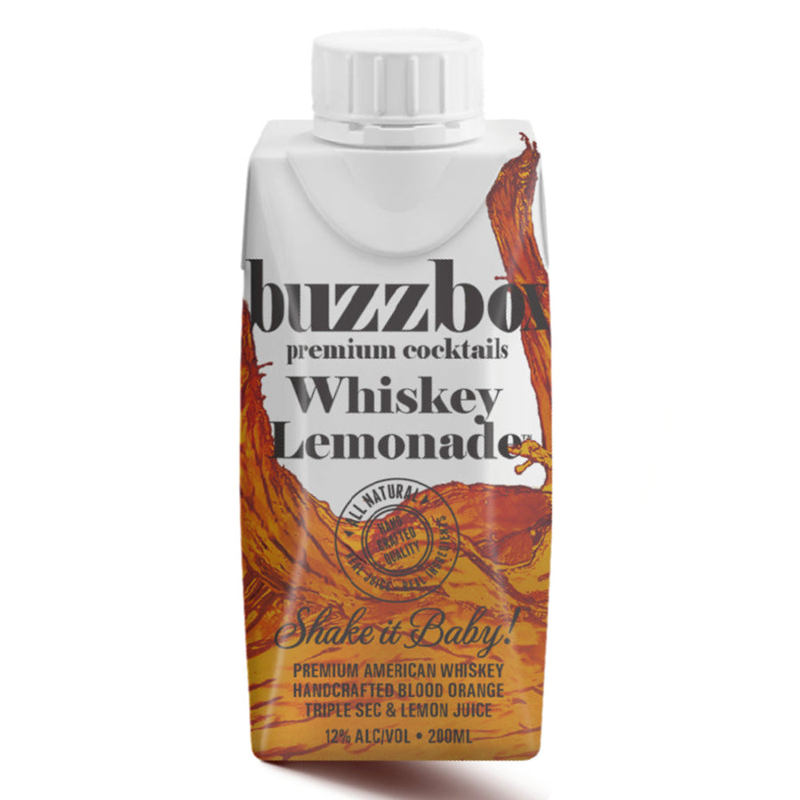 Buzzbox Whiskey Lemonade Cocktail 4PK - Goro's Liquor