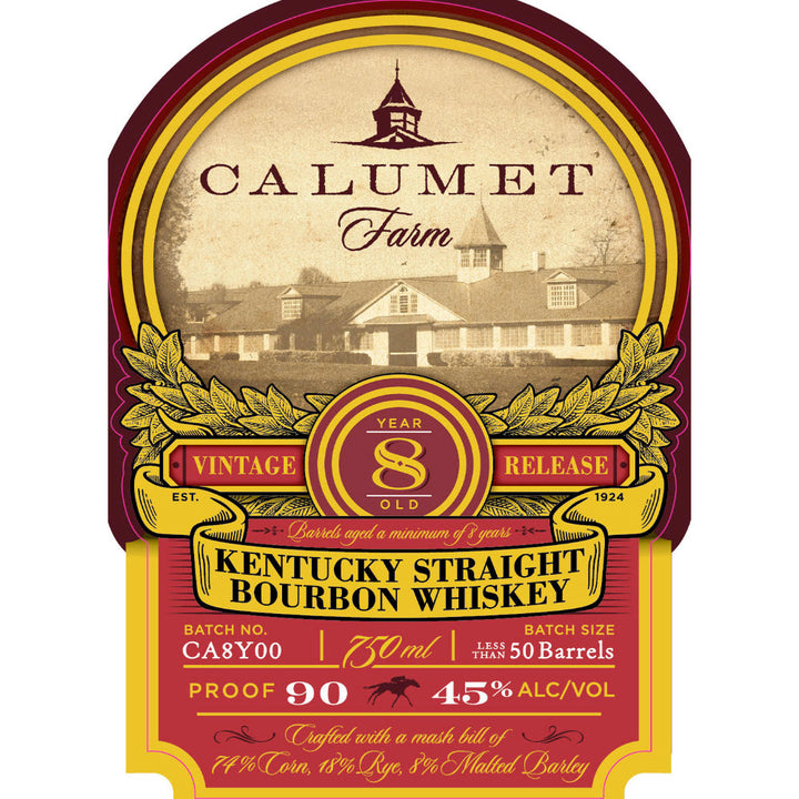 Calumet Farm 8 Year Old Bourbon Vintage Release - Goro's Liquor