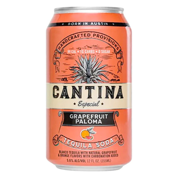 Cantina Grapefruit Paloma Tequila Soda 4pk - Goro's Liquor