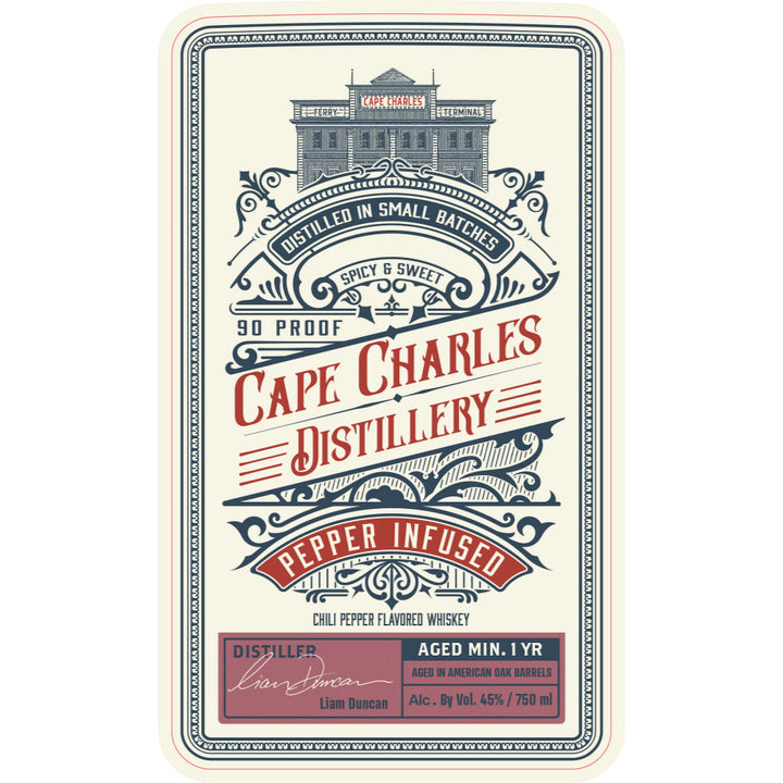 Cape Charles Pepper Infused Whiskey - Goro's Liquor