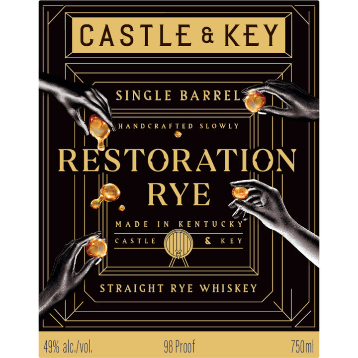 Castle & Key Restoration Rye Single Barrel 2024 Release - Goro's Liquor